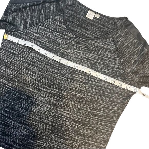 Twik Simons Knit Sweater Dress Size M Black Gray Marled - Picture 11 of 15